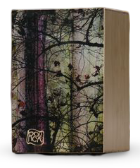 custom printed art design rockbox cajon drum, nature 